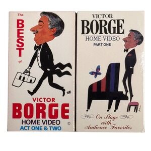 Victor‎ Borge Home Video Comedy Act One & Two Audience Favorites VHS Tape